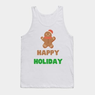 Gingerbread Cookies Happy Holiday Tank Top